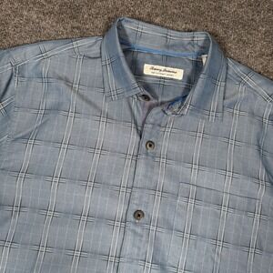 Tommy Bahama Mens Coconut Point Concord IslandZone Shirt in Dk Blue Size Medium